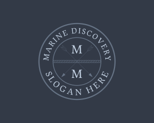 Marine Restaurant Badge logo design