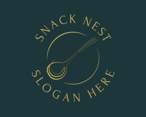 Elegant Dining Spoon logo design