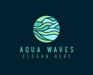 Circle Wave Flow logo