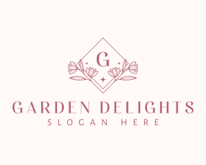 Floral Ornament Decor logo design