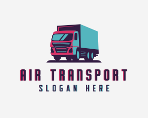 Box Truck Cargo logo design