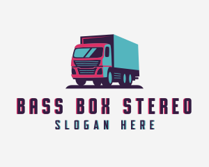 Box Truck Cargo logo design