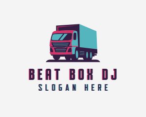 Box Truck Cargo logo design