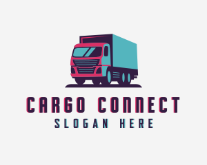 Box Truck Cargo logo design