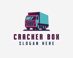 Box Truck Cargo logo design