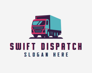 Box Truck Cargo logo design