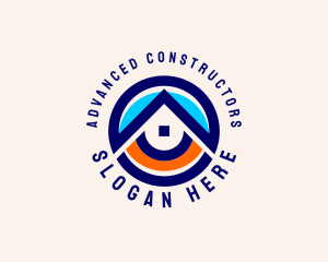 House Roof Renovation logo design