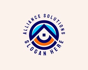 House Roof Renovation logo design