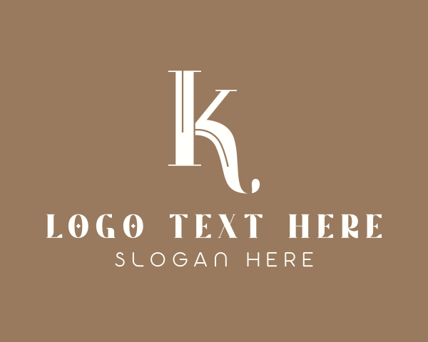 Elegant Company Letter K logo