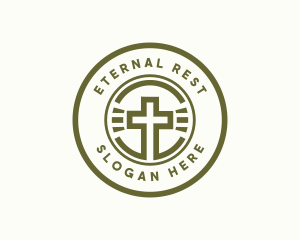 Religious Christian Cross logo