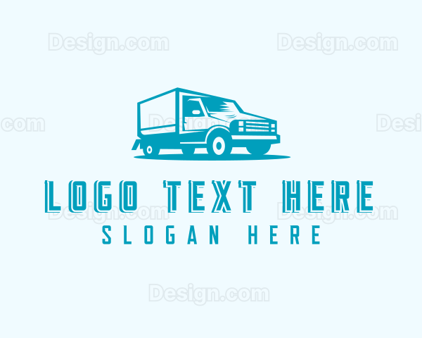 Transport Truck Delivery Logo