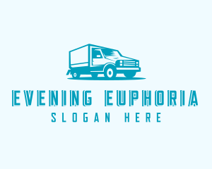 Transport Truck Delivery Logo