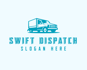 Transport Truck Delivery logo design