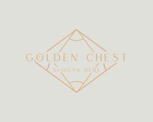 Golden Diamond Wordmark logo design