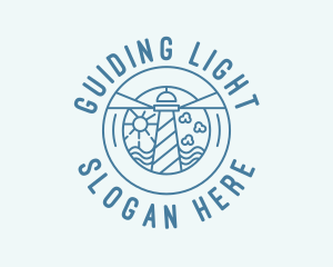 Quirky Lighthouse Landmark logo design