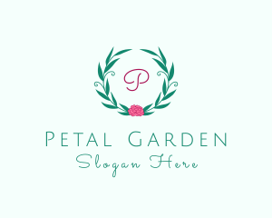 Flower Ornament Wreath logo design