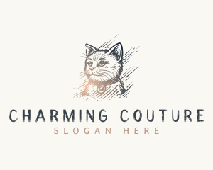 Elegant Kitty Cat logo