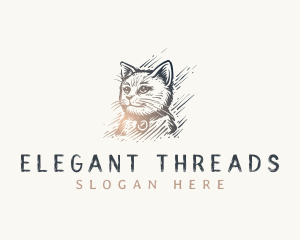 Elegant Kitty Cat logo