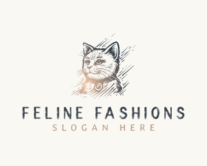 Elegant Kitty Cat logo