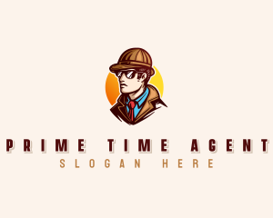 Gentleman Detective Agent logo design