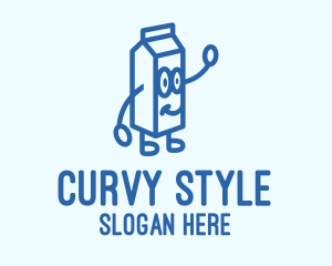 Happy Milk Carton logo design