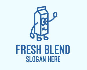 Happy Milk Carton logo design