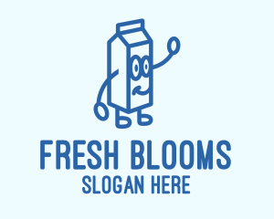 Happy Milk Carton logo design