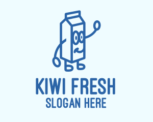 Happy Milk Carton logo design