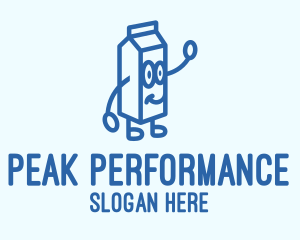 Happy Milk Carton logo design