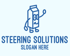 Happy Milk Carton logo design