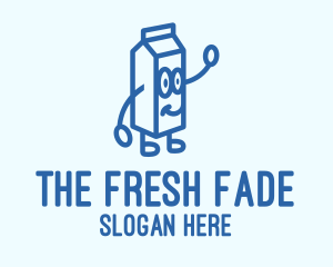 Happy Milk Carton logo design