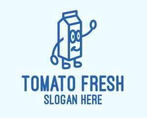 Happy Milk Carton logo design