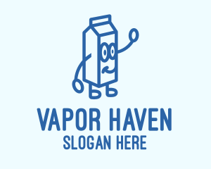 Happy Milk Carton logo design