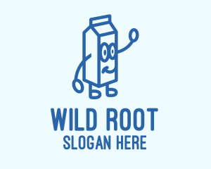 Happy Milk Carton logo design