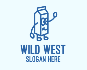 Happy Milk Carton logo design