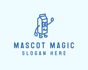 Happy Milk Carton logo design