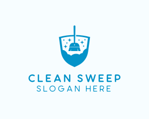 Broom Cleaning Shield logo