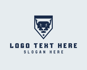 Feline Cougar Shield logo