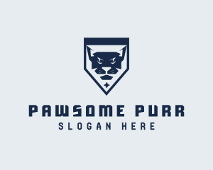 Feline Cougar Shield logo