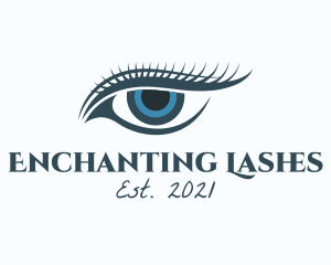 Blue Eye Lashes  logo