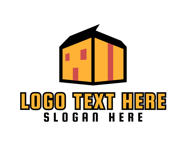 Cardboard logo example 3