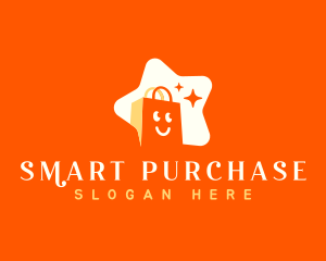 Shopping Bag Star logo design