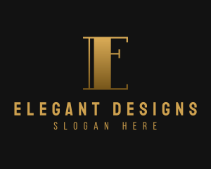 Art Deco Interior Design Studio logo design