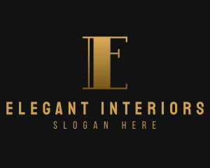 Art Deco Interior Design Studio logo design