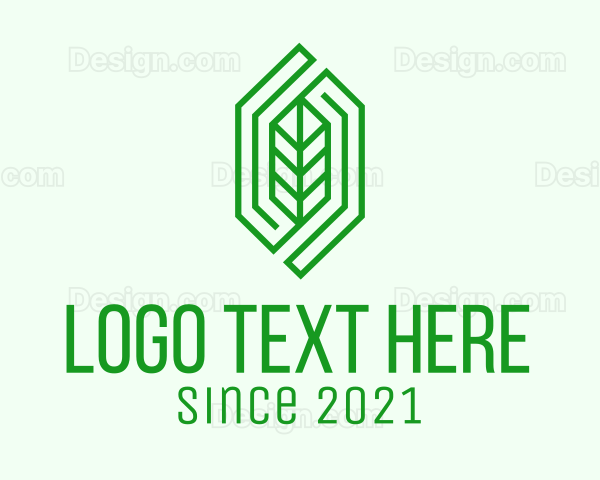 Green Leaf Herb Logo