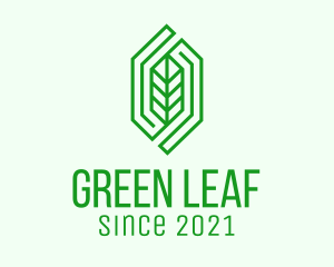 Green Leaf Herb  logo design
