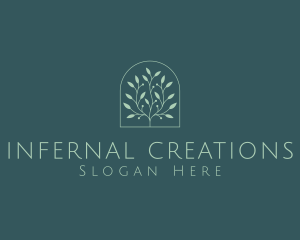 Nature Garden Plant logo design