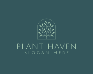 Nature Garden Plant logo design