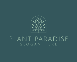 Nature Garden Plant logo design