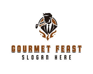 Asian Gourmet Skewers logo design